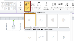 Cara Mudah Menulis Notasi Bilangan Pangkat Dalam Excel